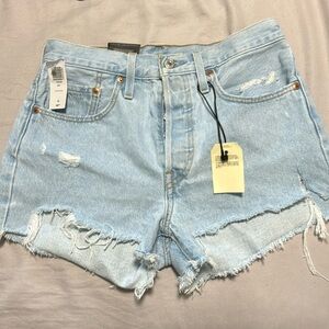 BNWT Levi’s 501 Jean shorts from Aritzia. Size 26.